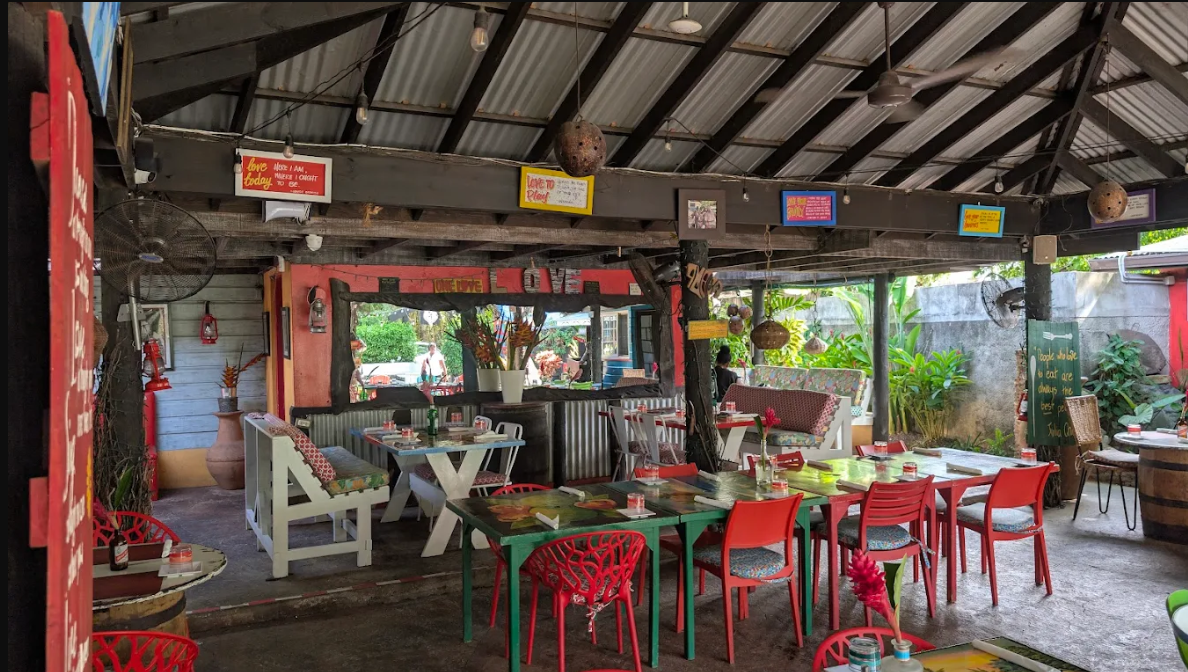 Miss T’s Kitchen outdoor dining, Ocho Rios
